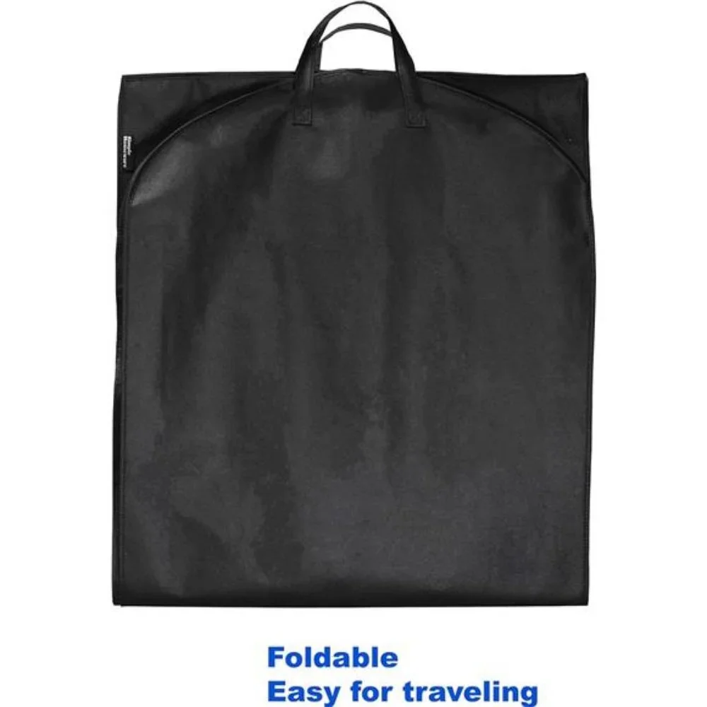 60-Inch Heavy Duty Garment Bag w/Pocket for Suits, Tuxedos, Dresses, Coats